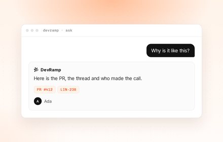Onboarding in week one: answering “why is it like this?”